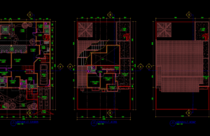Download Gambar Rumah Tinggal 12x20m Format DWG (File AutoCAD) rumah tinggal 12x20M
