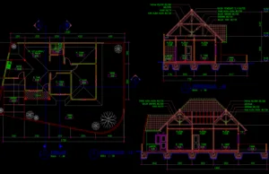 Download Gambar Rumah Tinggal 15x20m Type 1 File AutoCAD rumah tinggal 15x20M Type 1