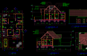 Download Gambar Rumah Tinggal 15x20m Type 4 File AutoCAD rumah tinggal 15x20M Type 4