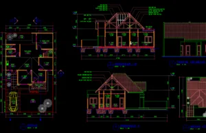 Download Gambar Rumah Tinggal 15x20m Type 4 File AutoCAD rumah tinggal 15x20M Type 4