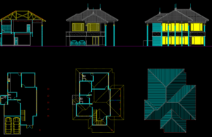 Download Rumah Type 115 File AutoCAD rumah type 115