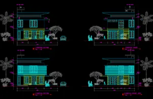 Download Rumah Type 144 File AutoCAD rumah type 144