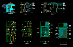 Download Rumah Type 145 File AutoCAD rumah type 145