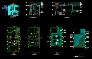 Download Rumah Type 145 File AutoCAD rumah type 145
