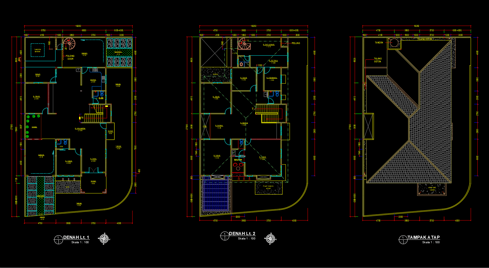 Download Denah Rumah Autocad 2007  Lengkap Rancanghunian