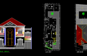 Download Rumah Type 663 File AutoCAD rumah type 663
