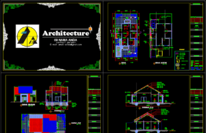 Download Rumah Type 70 File AutoCAD rumah type 70