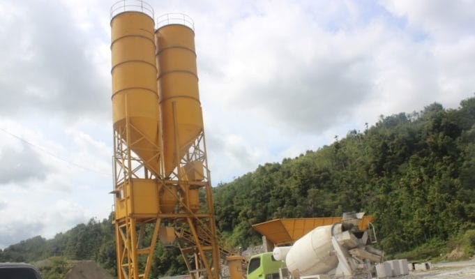 alat berat pada pekerjaan beton