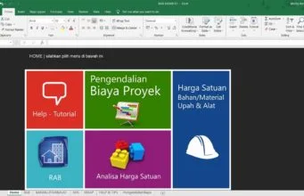 aplikasi rab gratis excel