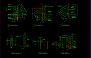 Download Gambar Detail Railing Pabrik File AutoCAD detail railing gudang