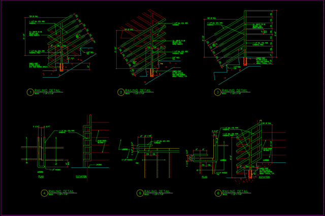 detail railing gudang