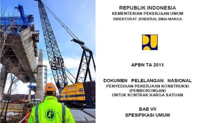 spesifikasi teknik dalam pekerjaan konstruksi