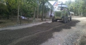 pelaksanaan penyiapan badan jalan