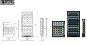 block autocad pendingin anggur
