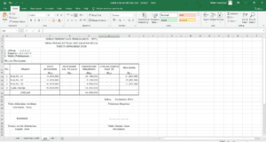 contoh buku kas tpk dana desa
