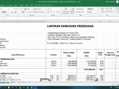 Contoh Laporan Konsultan Pengawas (Laporan Bulanan, Mingguan, Harian dan Jadwal Pelaksanaan) Format Excel contoh laporan konsultan pengawas