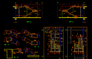 Download Gambar Detail Tangga Baja File AutoCAD detail tangga baja