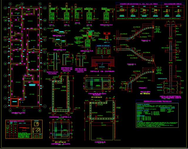 detail tangga multiladder