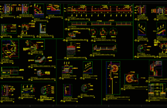 detail tangga spiral