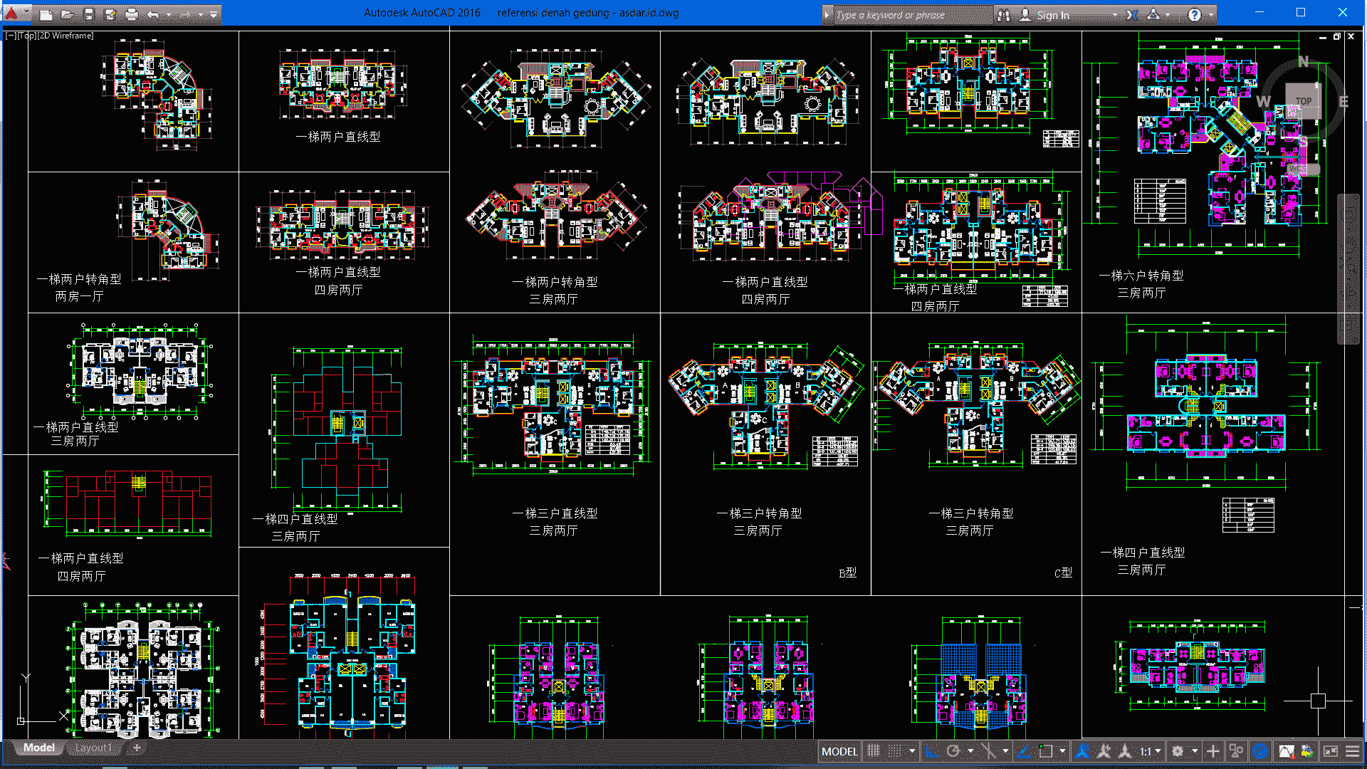 Download Referensi Denah Gedung Dwg Autocad Asdar Id