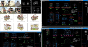 kumpulan denah rumah 2 lantai