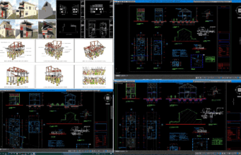 kumpulan denah rumah 2 lantai