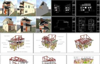 rumah 2 lantai plus mushola