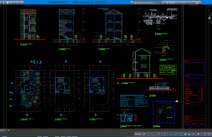 Download Rumah Minimalis Type 38 Format DWG AutoCAD rumah minimalis type 38