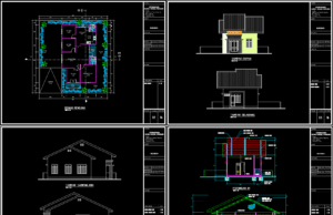 rumah ukuran 7,5x14m dengan 3 kamar tidur