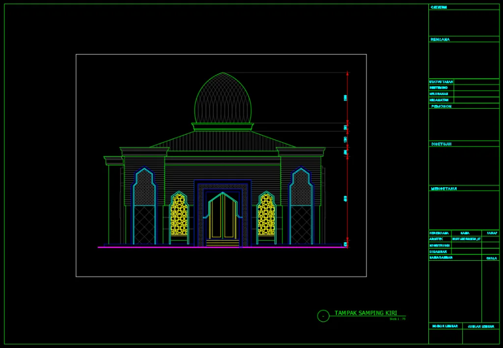 tampak samping kiri masjid minimalis tampak samping kiri masjid minimalis