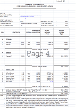 ahs standar binamarga