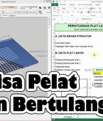 Aplikasi Analisa Dimensi & Penulangan Plat Beton Menggunakan MS Excel analisa dimensi dan penulangan plat beton