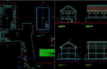 gudang 2 lantai luas bangunan 379,50m2