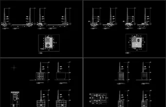 menara dwg autocad