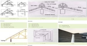 menghitung volume pekerjaan atap