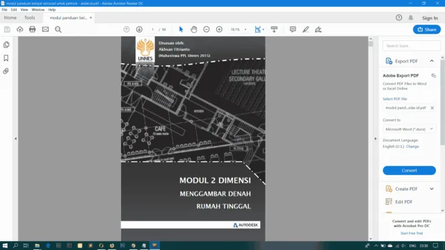 modul panduan belajar autocad untuk pemula modul panduan belajar autocad untuk pemula