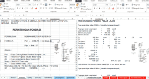 perhitungan struktur beton bangunan gedung