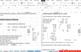 perhitungan struktur beton bangunan gedung