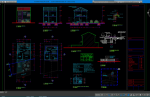 Download Rumah Sederhana Type 50 Format DWG AutoCAD rumah sederhana type 50