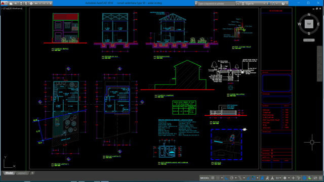 rumah sederhana type 50