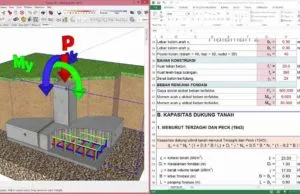 Aplikasi Analisa Pondasi Tapak Beton Bertulang Menggunakan MS Excel analisa pondasi tapak beton bertulang