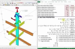 Aplikasi Analisa Kolom Struktur Baja Menggunakan MS Excel aplikasi analisa kolom struktur baja