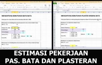 aplikasi menghitung jumlah material format excel