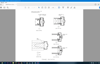 detail kusen aluminium