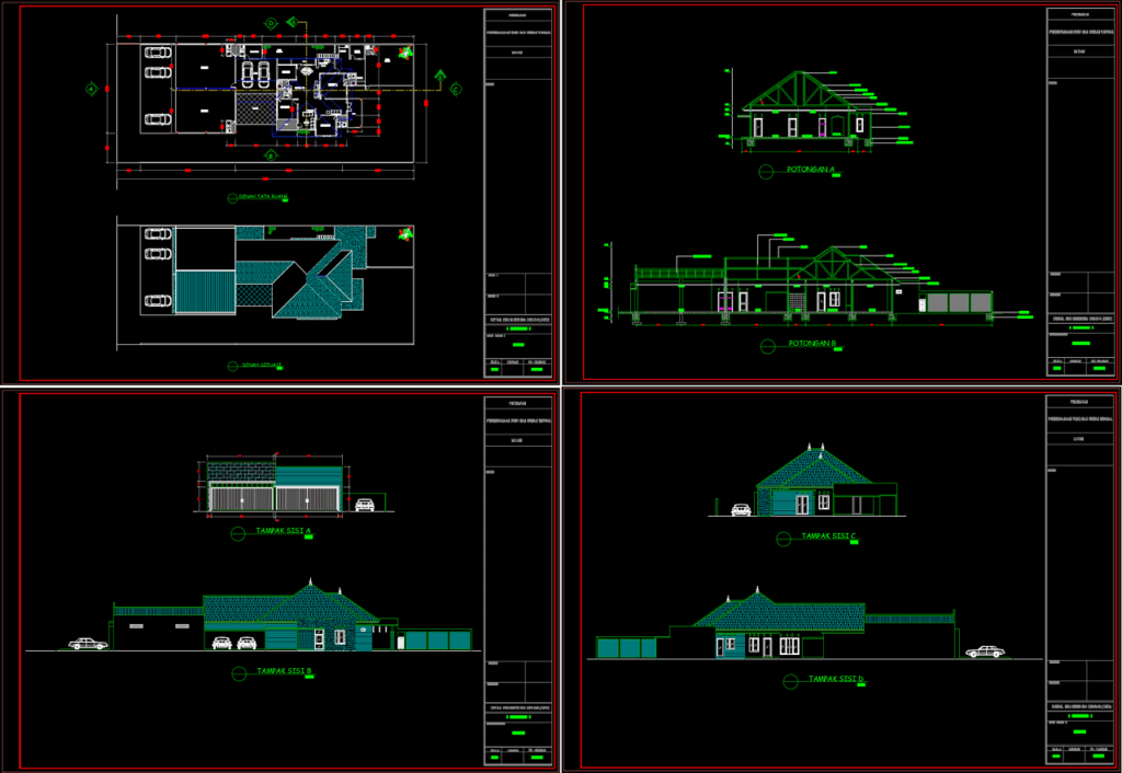 Download Gambar  Ruko  1 Lantai DWG AutoCAD Asdar Id