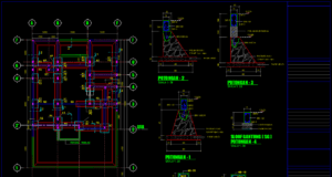 rencana pondasi dan detail sloof