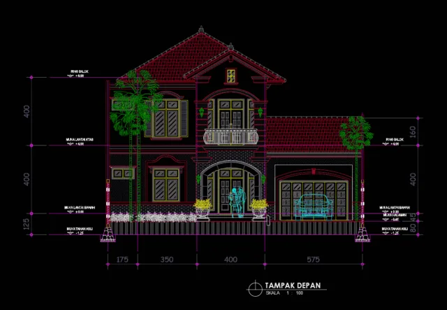 rumah klasik mewah type 280