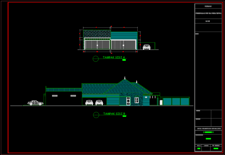 Download Gambar Ruko  1 Lantai DWG  AutoCAD Asdar Id