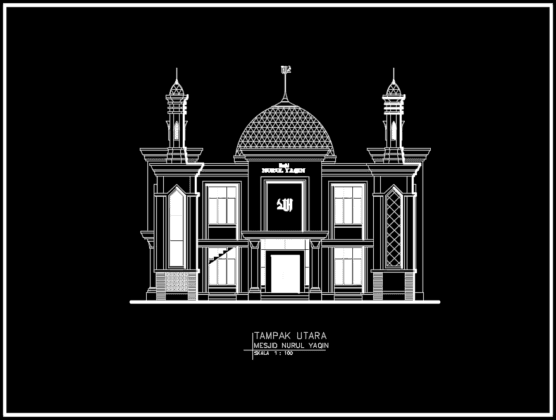 tampak utara masjid