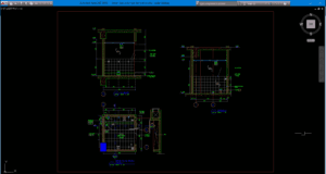 denah dan potongan tempat wudhu